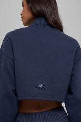 Cropped Serenity Coverup - Navy