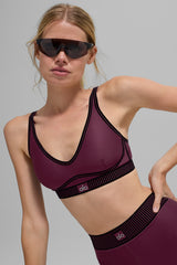 Airlift Line Up Bra - Burgundy