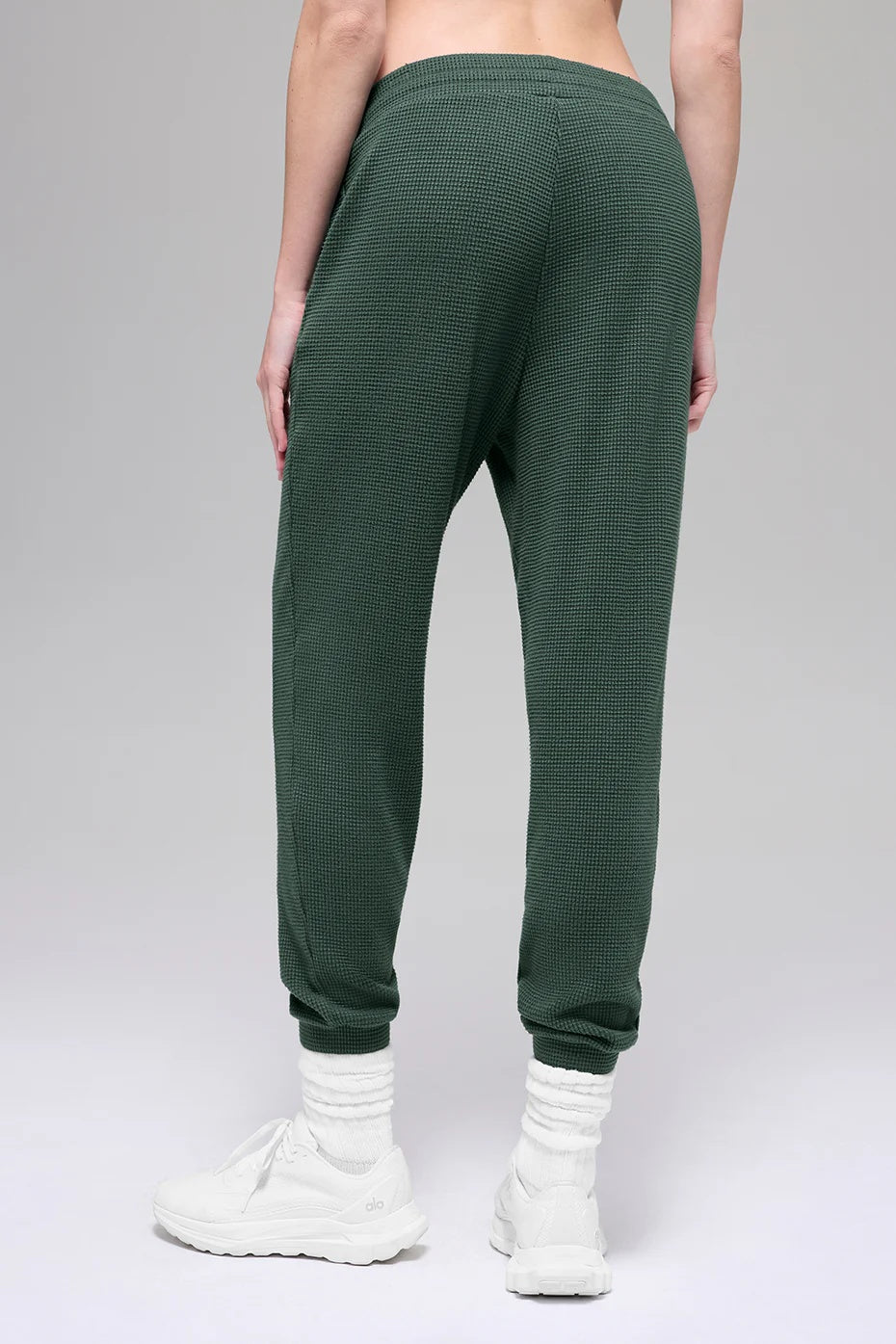 Waffle Weekend Escape Jogger - Clover Green