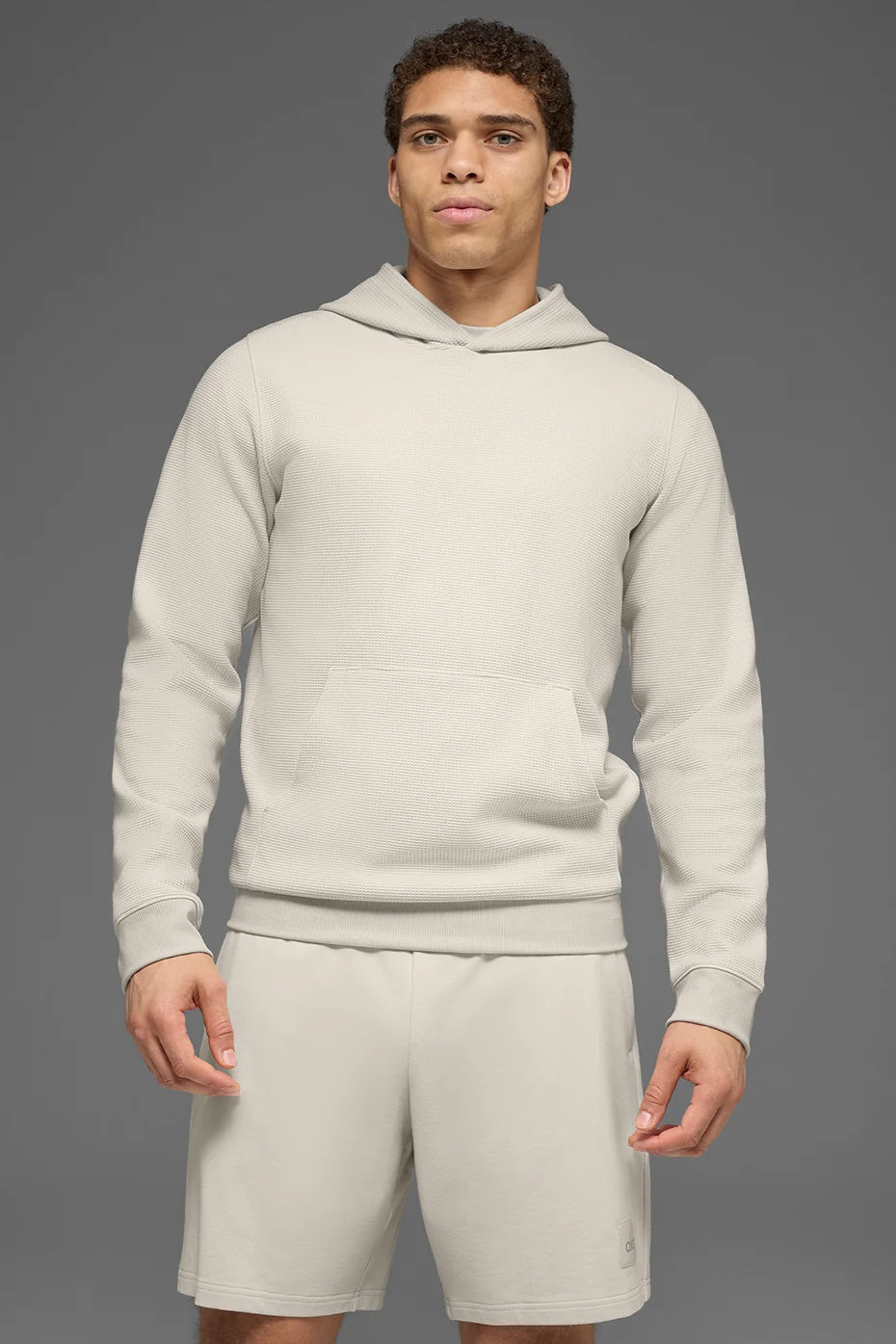 Waffle Lounge Hoodie - Bone