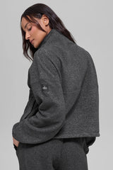 Polar Fleece Retreat Cover Up - Dark Heather Grey