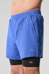 Conquer React 2-In-1 Performance Short - Marathon Blue/Black