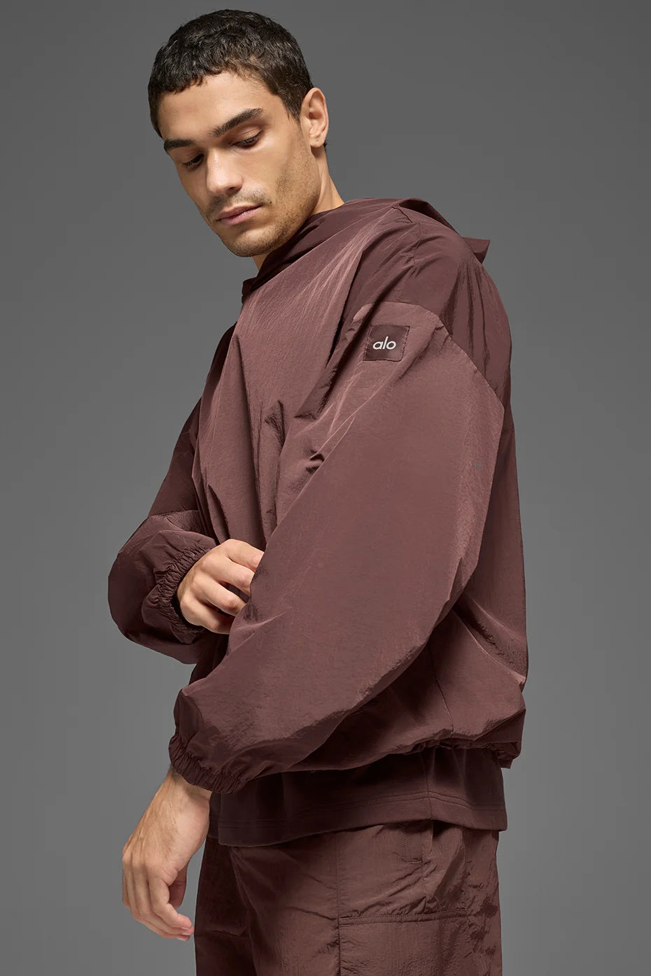 Axis Hooded Pullover - Brownstone