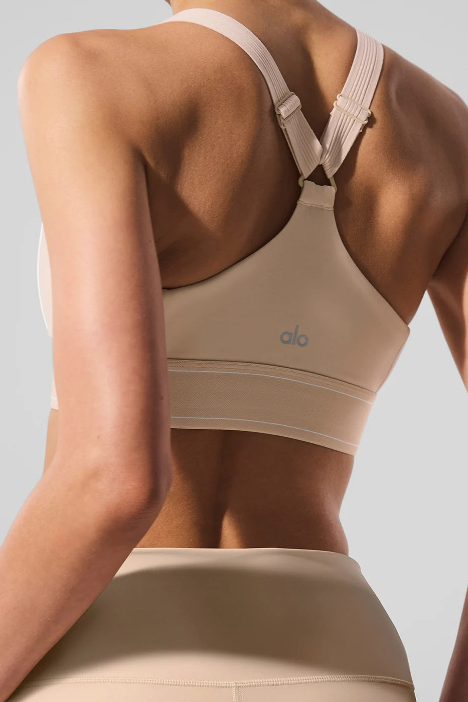 Airlift Suit Up Bra - Macadamia/White