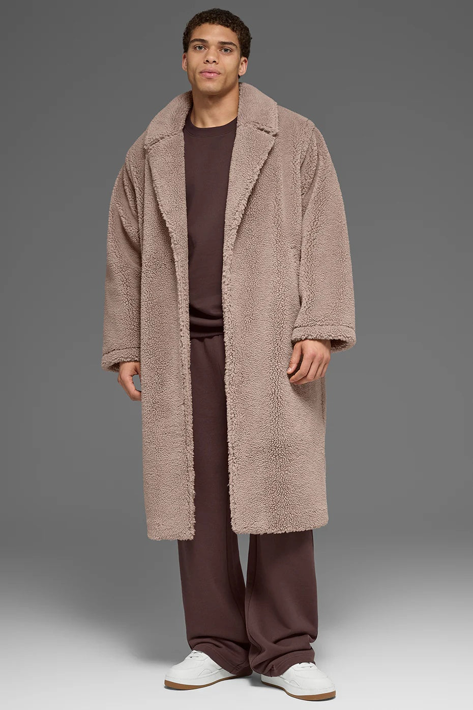 Oversized Sherpa Trench - Chai Latte