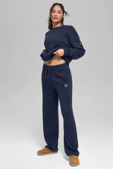 Wool Cashmere New Class Sweatpant - Navy