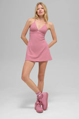 Airbrush Splendor Dress - Pink Wild Rose