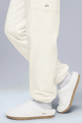 Polar Fleece Wintry Mix Pant - Ivory
