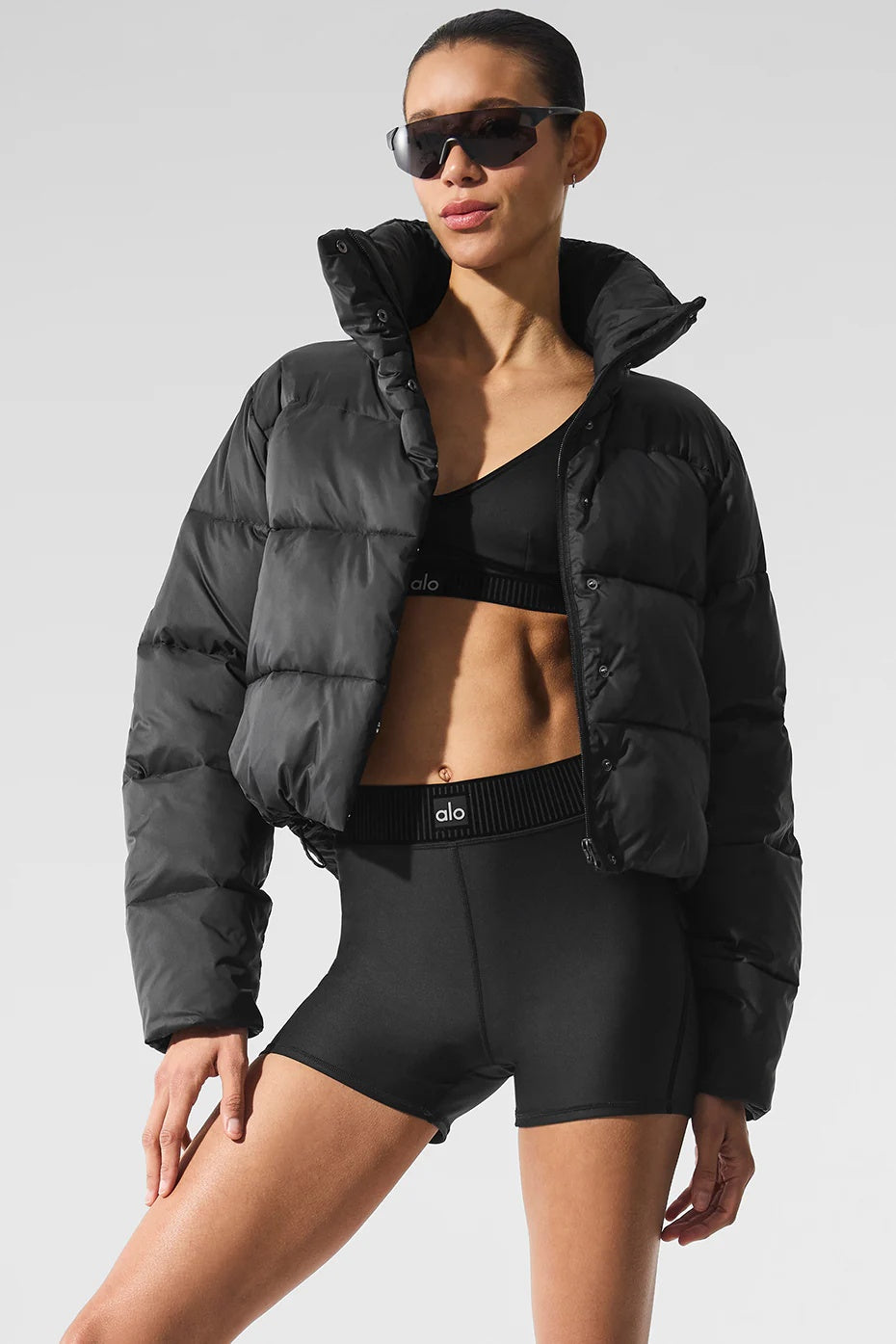 Airlift High-Waist Line Up Short - Black