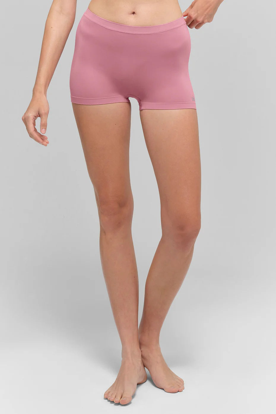 Sheer Glow Boyshort - Pink Wild Rose