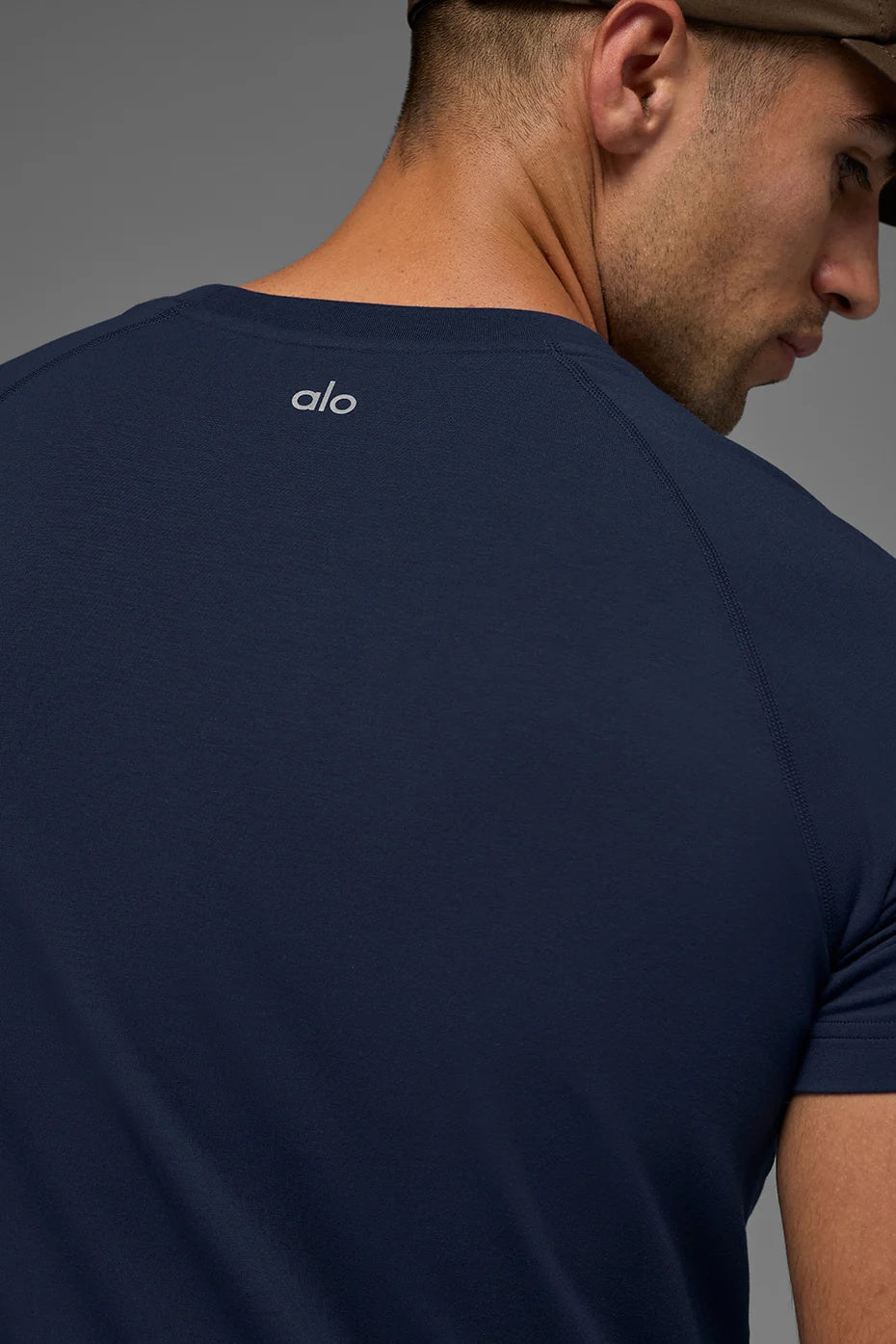 ALO Vapor Crewneck Short Sleeve - Navy