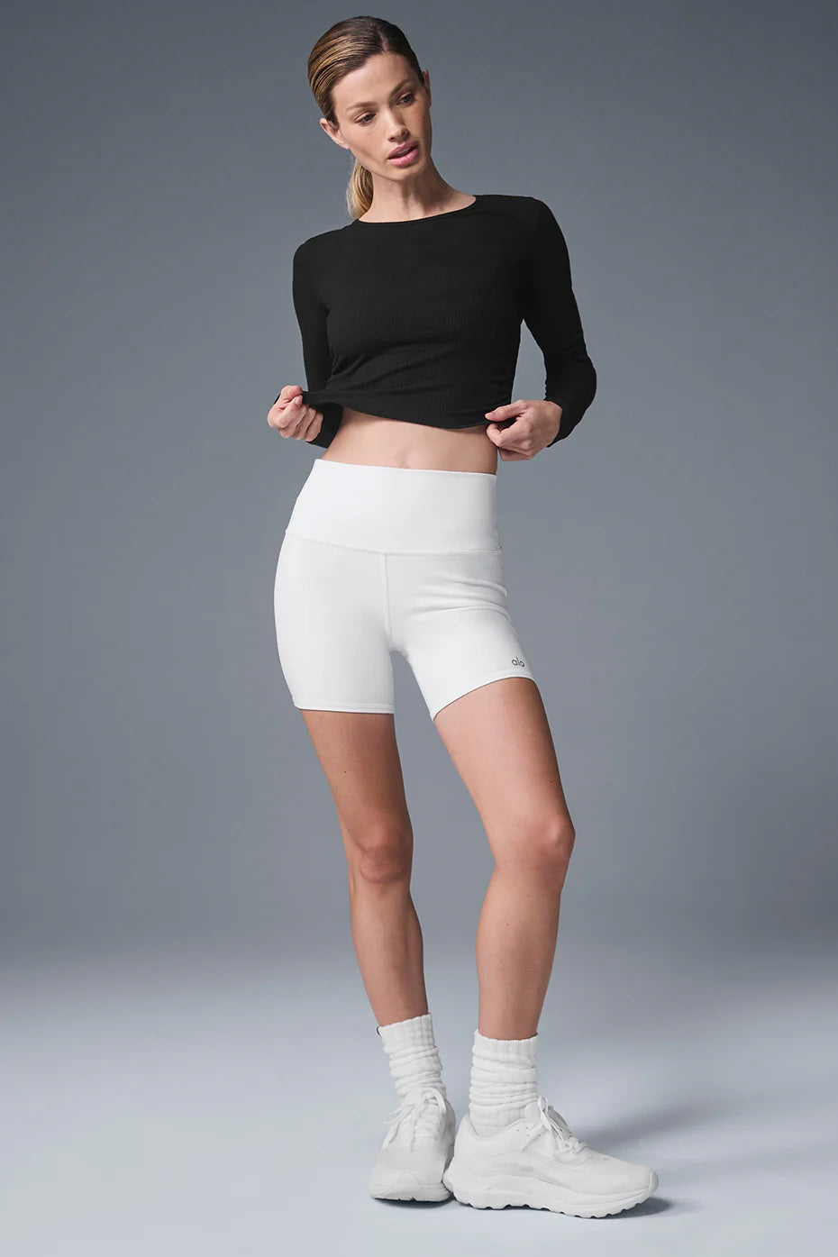 Gather Long Sleeve - Black