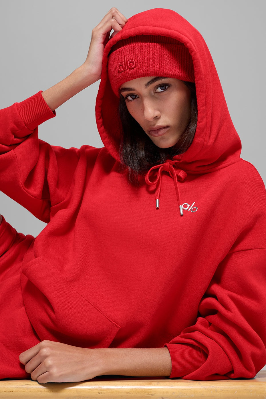 Accolade Hoodie - Bright Red
