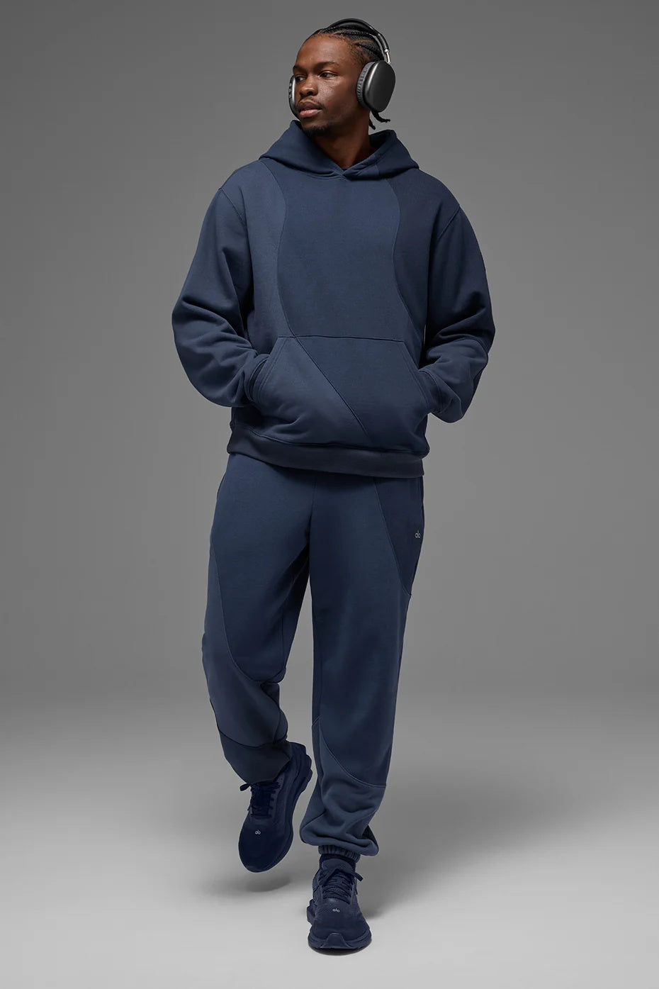Make Waves Hoodie - Navy Tonal