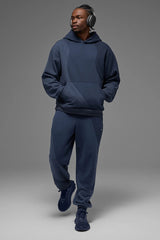 Make Waves Hoodie - Navy Tonal