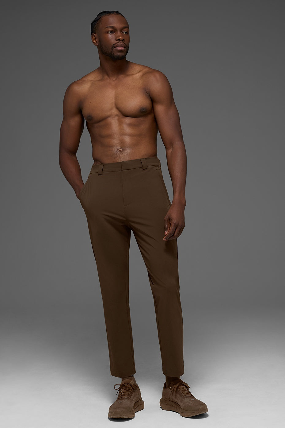 Co-Op Cropped Tech Trouser - Espresso