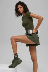Victory Running Short - Green Olive