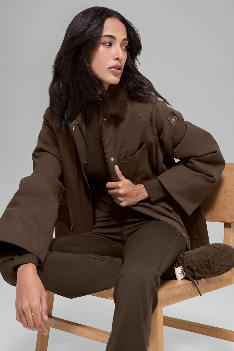 Twill Barn Jacket - Espresso