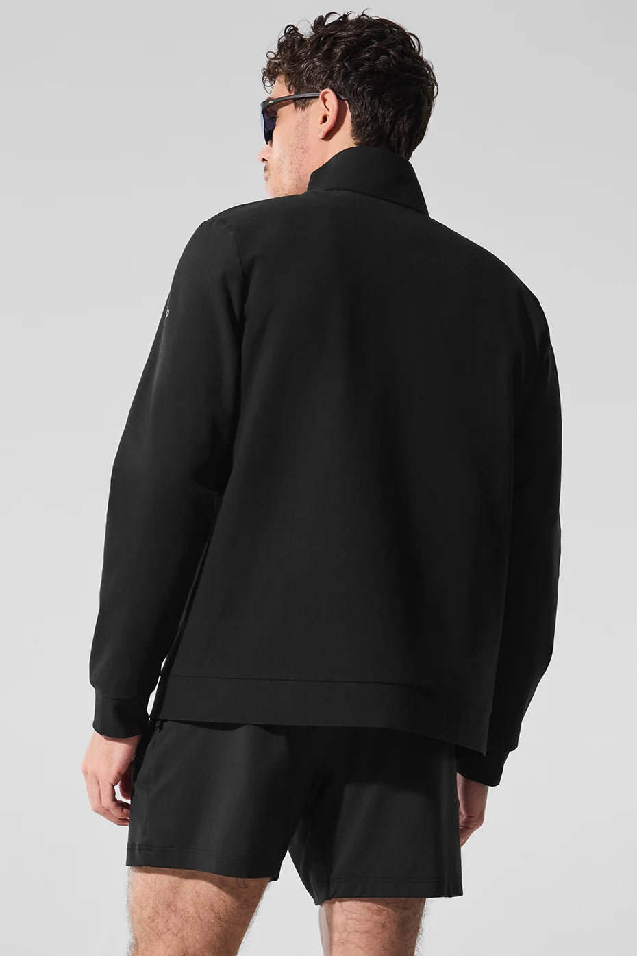 Conquer Max Mock Neck Full Zip - Black