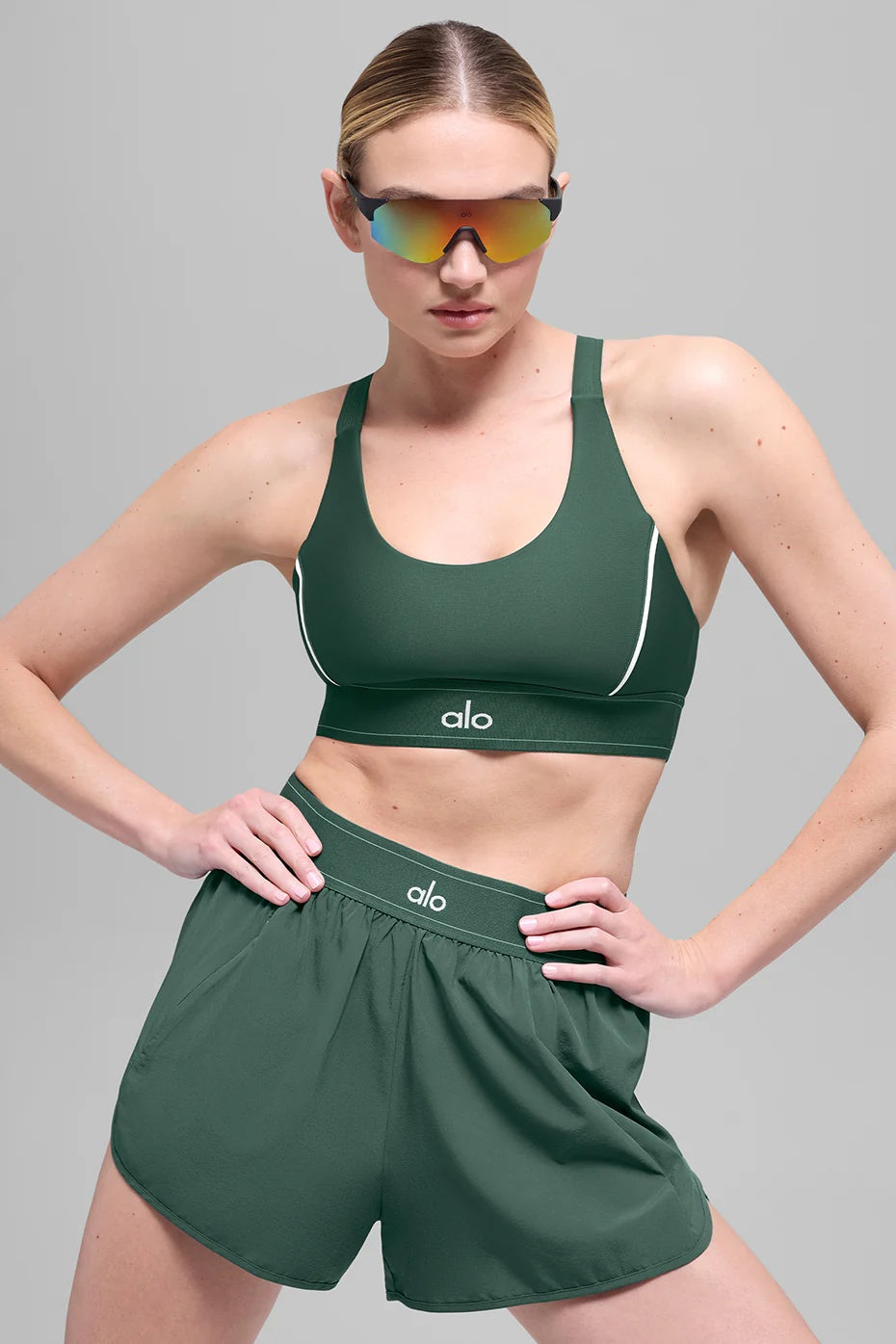 Match Point Short - Clover Green