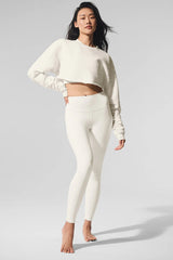 Extreme Cropped Pullover - Ivory