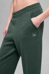 Waffle Weekend Escape Jogger - Clover Green