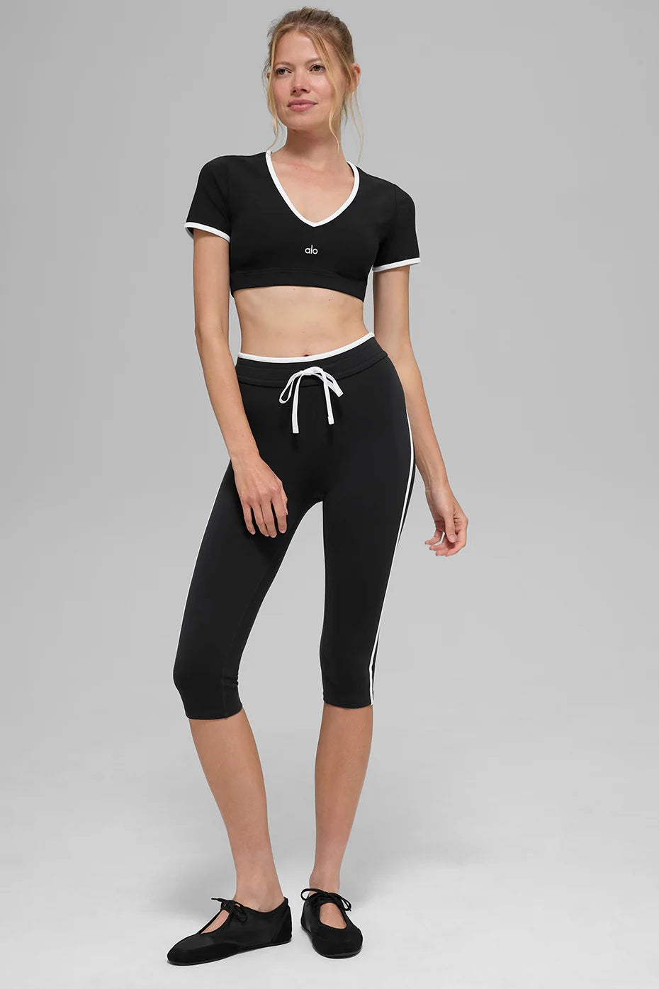 Airbrush Race Pace Short Sleeve - Black/White