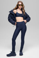 Gold Rush Puffer - Navy