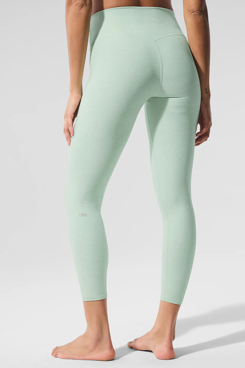 Alosoft High-Waist 7/8 Highlight Legging - Spearmint Heather