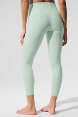 Alosoft High-Waist 7/8 Highlight Legging - Spearmint Heather