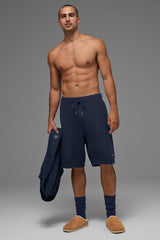 7" Sports Club Sweater Knit Short - Navy