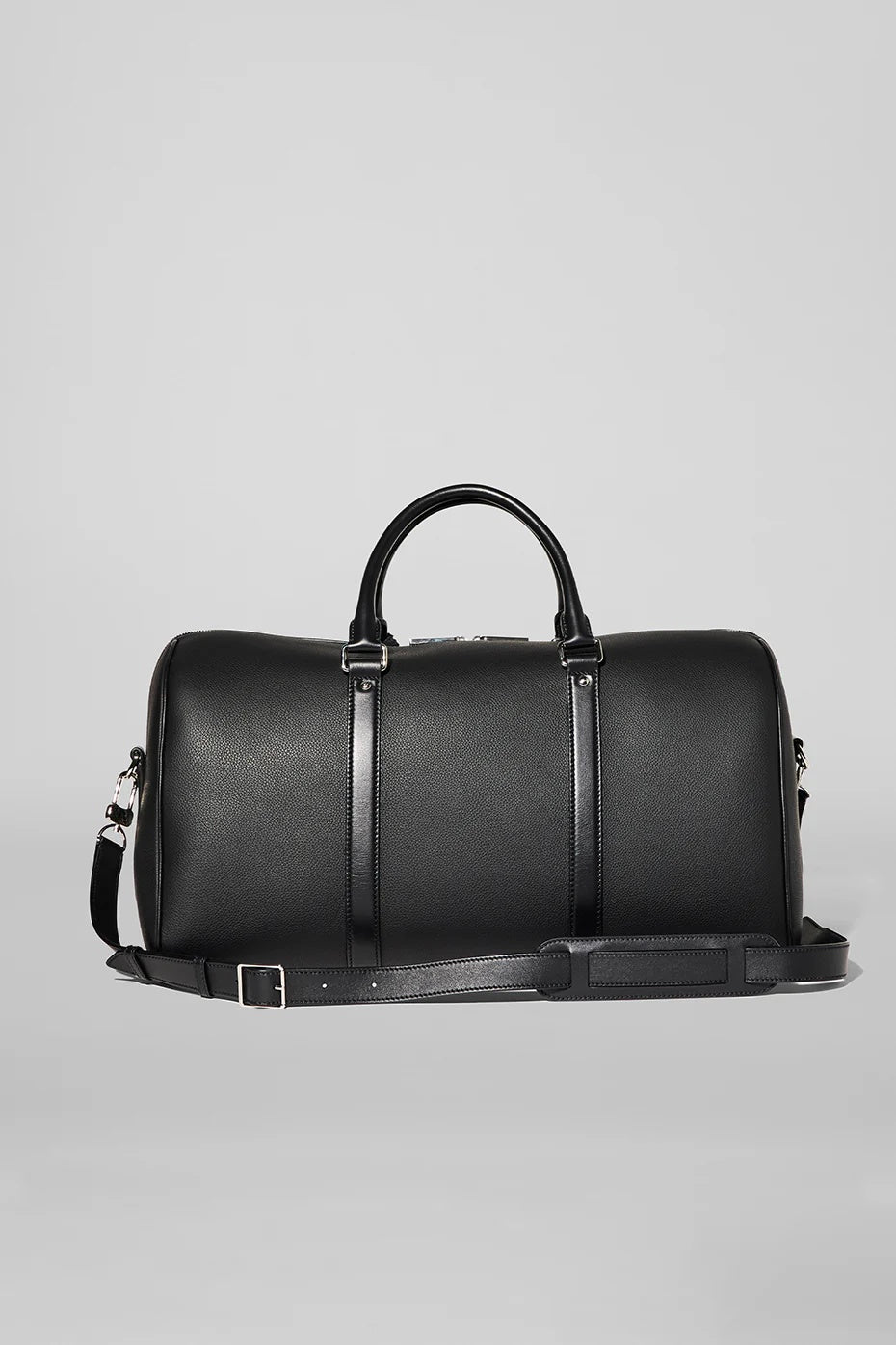 ALO Voyage Duffle - Black Leather