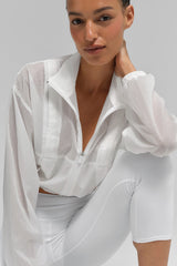 Game Time Full Zip Jacket - White