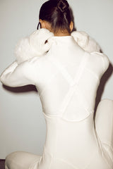 Airlift Winter Warm Ski Time Bib - Ivory