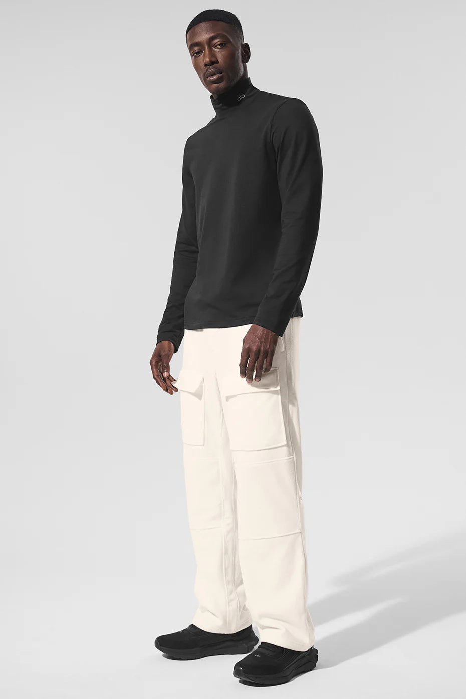 Conquer Reform Mock Neck Long Sleeve - Black