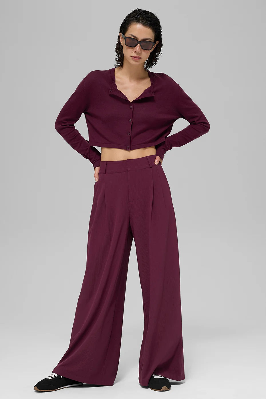 Supernatural Sweater Cardigan - Burgundy