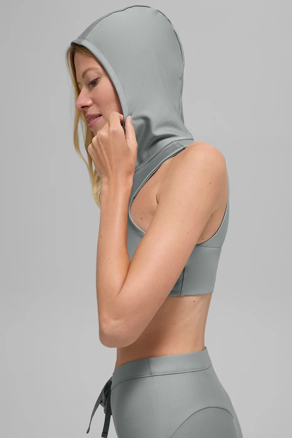 Airlift Light Speed Hooded Bra - Lunar Grey