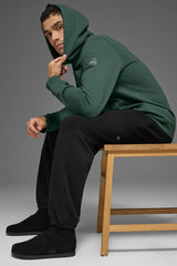 Waffle Lounge Hoodie - Clover Green