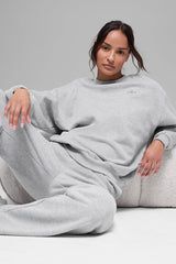 Accolade Crew Neck Pullover - Athletic Heather Grey