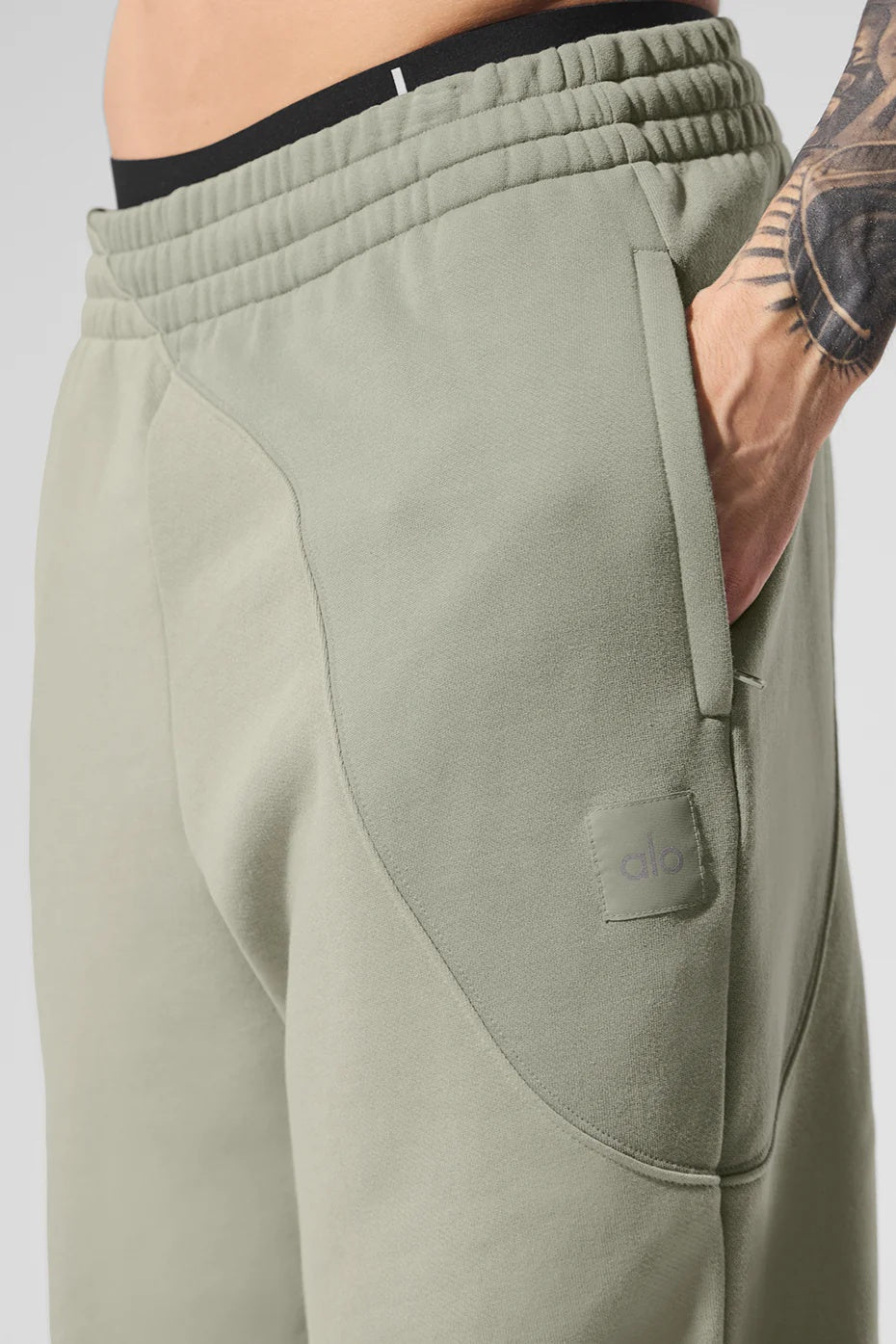 Make Waves Sweatpant - Limestone Tonal