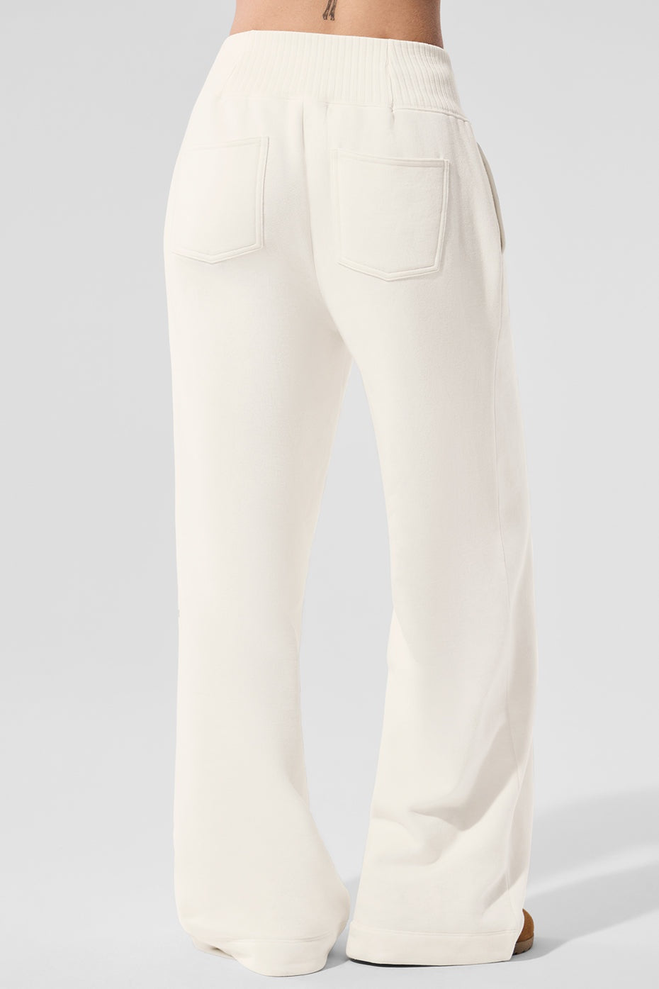 Serenity Wide Leg Sweatpant - Ivory