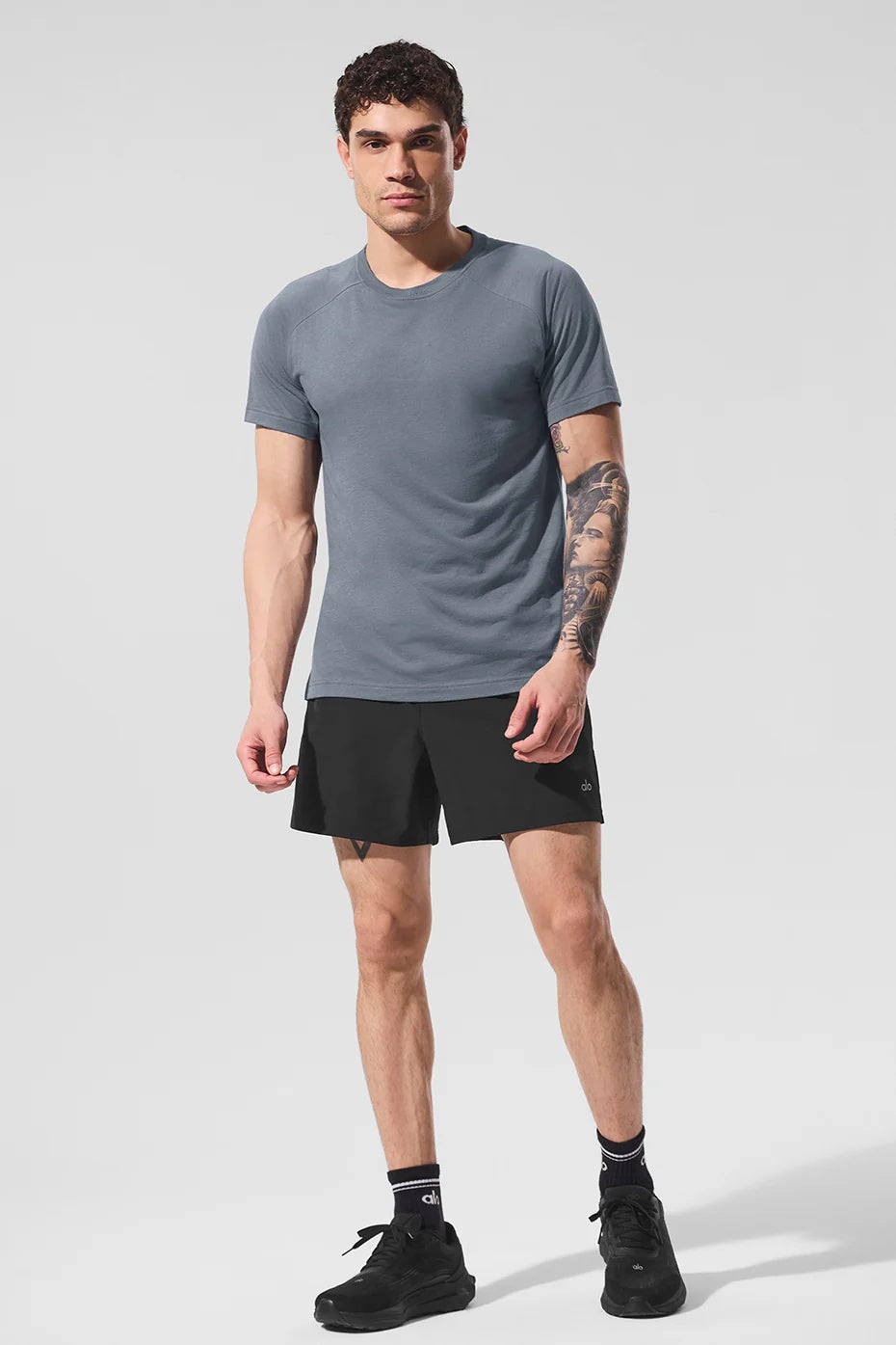 Triumph Raglan Tee - Steel Grey