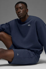 Accolade Crew Neck Pullover - Navy