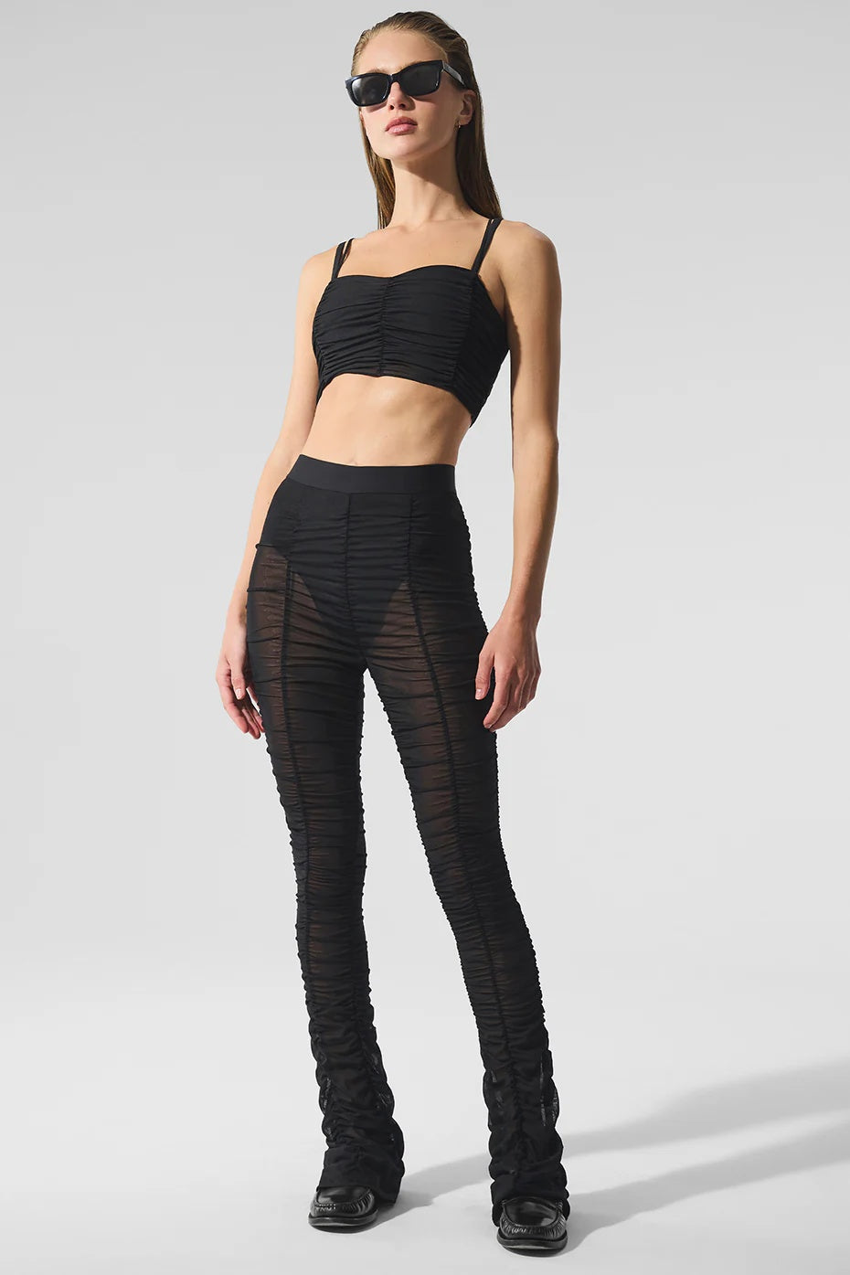 Airlift Mesh High-Waist Cherish Legging - Black