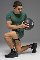 ALO Vapor Crewneck Short Sleeve - Clover Green