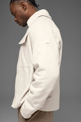 Canvas Utility Shacket - Bone