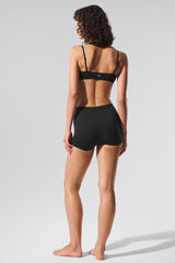 Sheer Glow Boyshort - Black