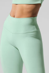 High-Waist Airbrush Capri - Spearmint