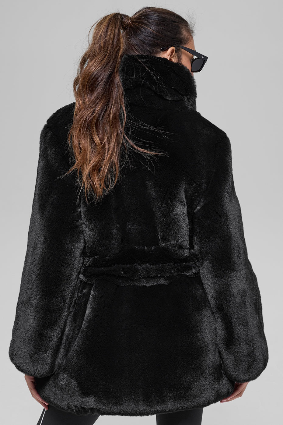 Faux Fur Starstruck Coat - Black