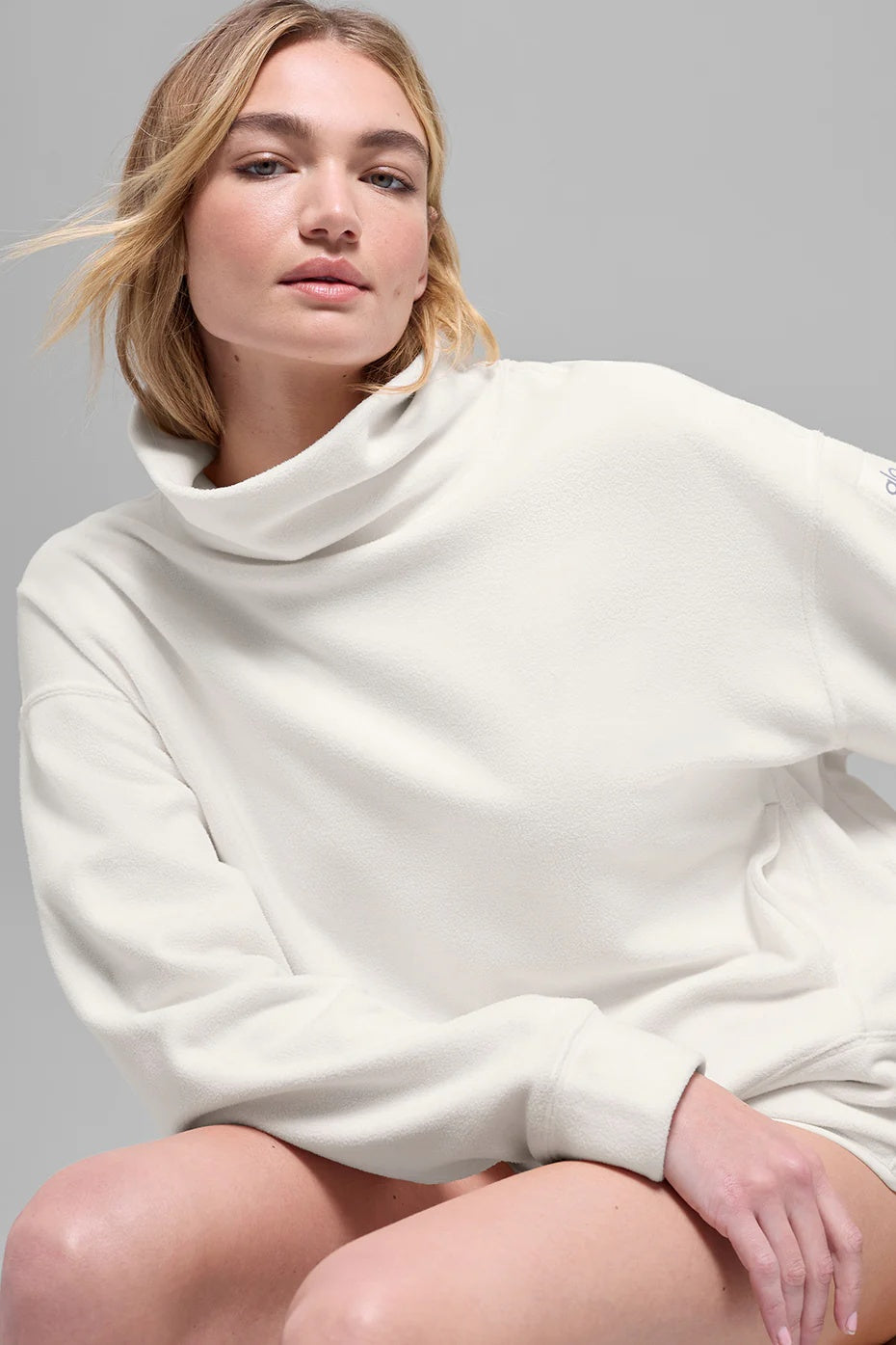 Polar Fleece Hazy Pullover - Ivory